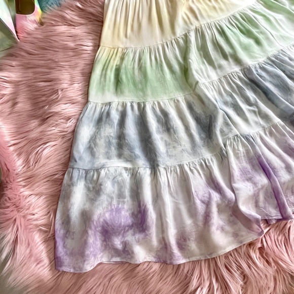 LAST ONE! Storia's MOST POPULAR Pastel Tie Dye Maxi W/TONS of Luscious Fabric - Picture 7 of 16